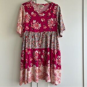 Floral Tiered Top